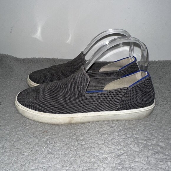 Rothys Slip On Shoes Womens Size 10 Gray Knit Sneaker Casual Comfort Walking - Picture 3 of 11